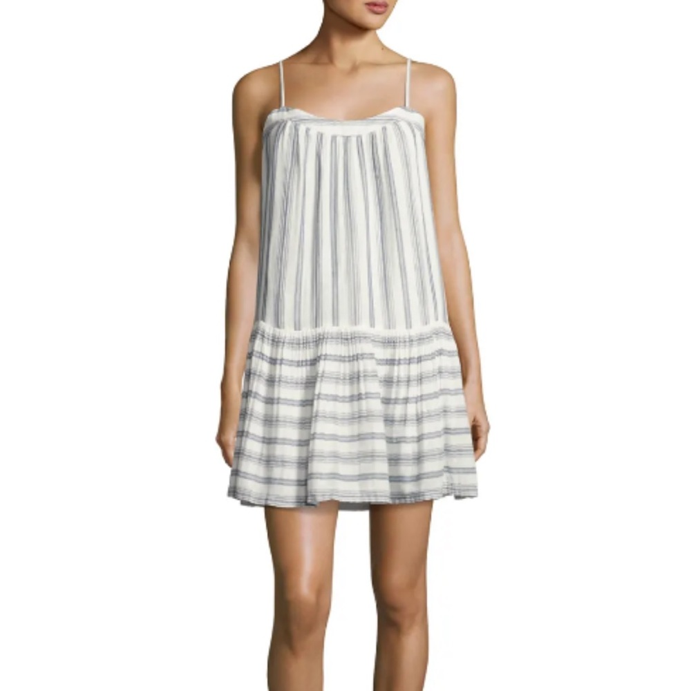 Soft Joie Ante Sleeveless Dress, Striped Mini Dress, White